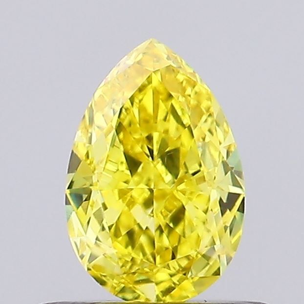 0.52 CT Fancy Vivid Yellow PEAR