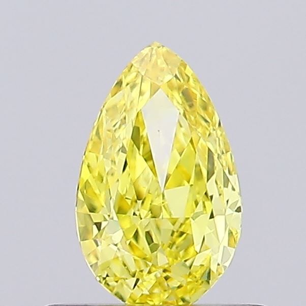 0.52 CT Fancy Vivid Yellow PEAR
