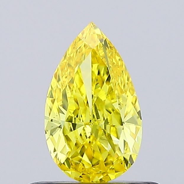 0.52 CT Fancy Vivid Yellow PEAR