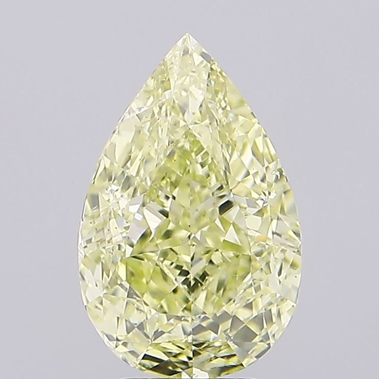 Diament 5.01 ct Fancy Light Brownish Greenish Yellow/VS2