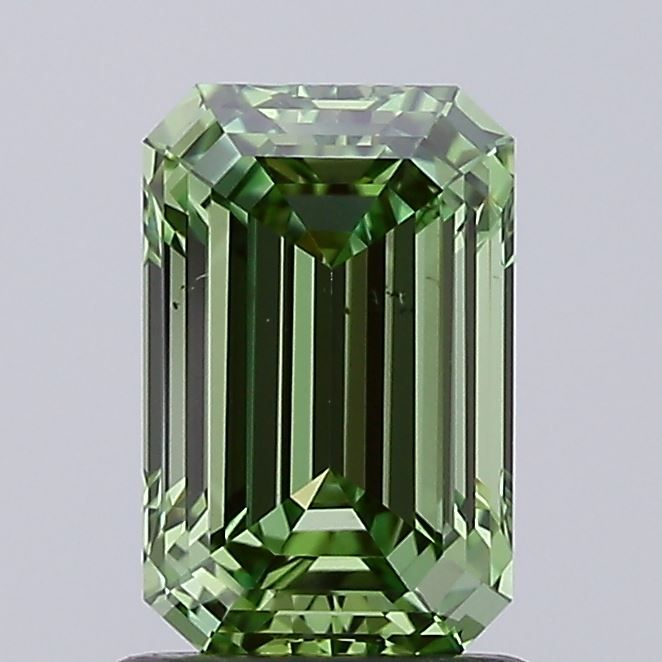 1.51 CT Fancy Vivid Green EMERALD
