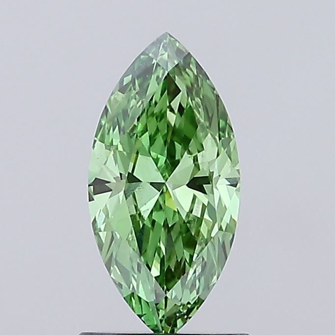 1.06 CT Fancy Vivid Green MARQUISE