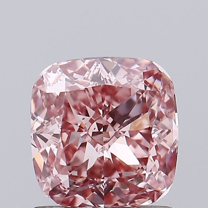 1.12 CT Fancy Intense Pink CUSHION BRILLIANT