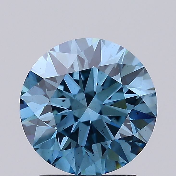1.76 CT Fancy Vivid Blue ROUND
