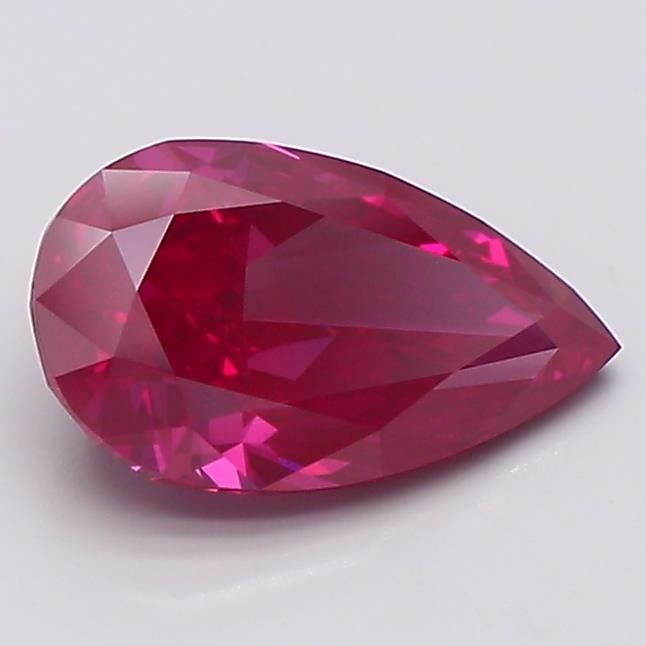 1.58 CT Fancy Vivid Red PEAR