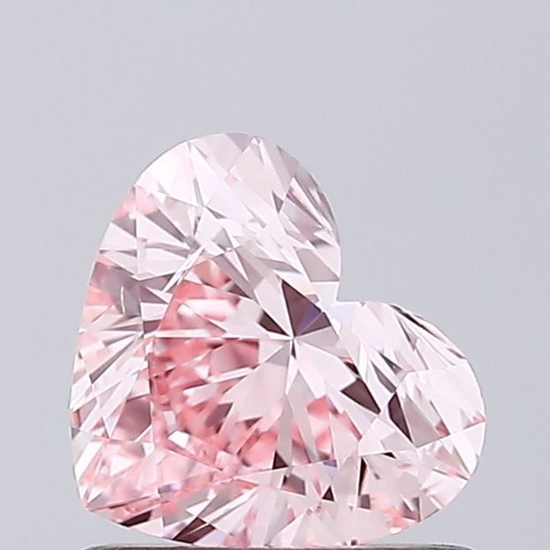 0.69 CT Fancy Intense Pink HEART