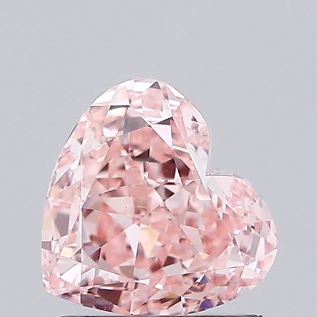 1.05 CT Fancy Intense Pink HEART