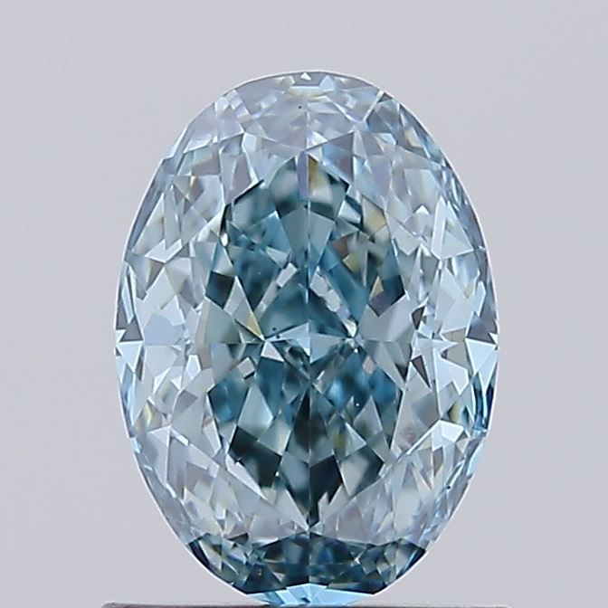 1.01 CT Fancy Vivid Blue OVAL
