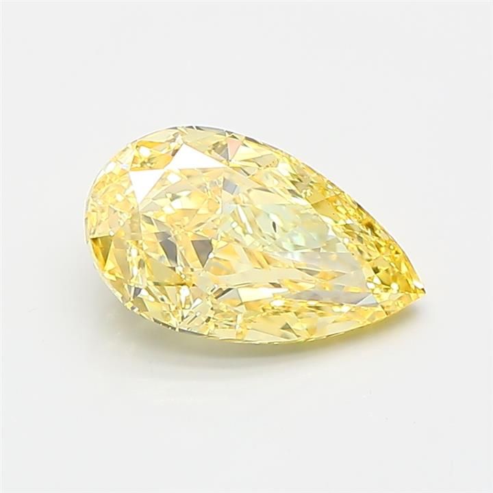 1.24 CT Fancy Vivid Yellow PEAR