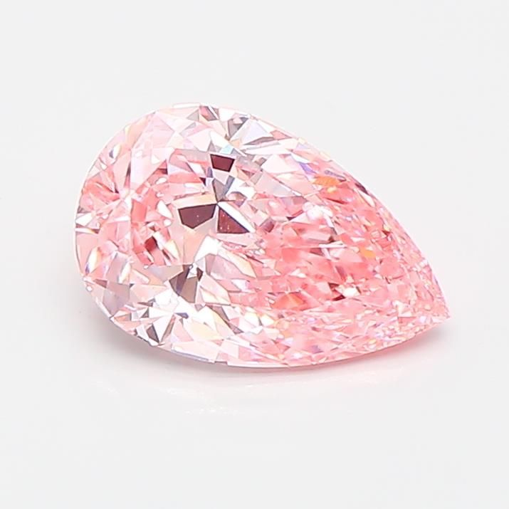 0.9 CT Fancy Vivid Pink PEAR