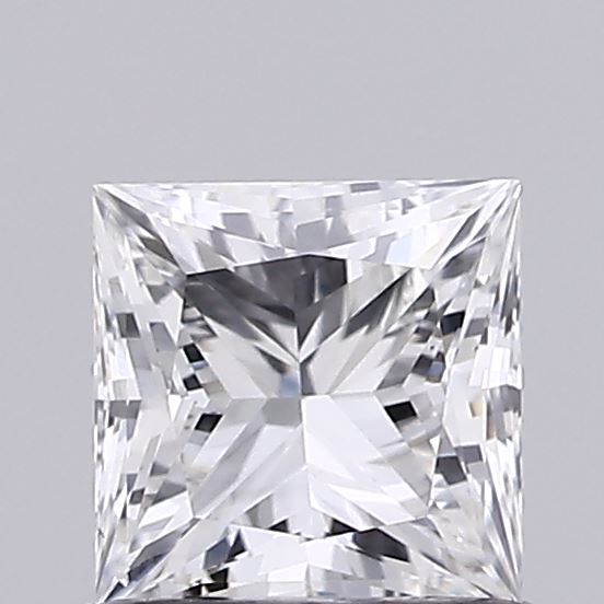 0.76 ct lab-grown Princess Diamond