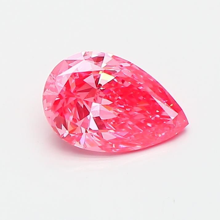 0.64 CT Fancy Vivid Pink PEAR
