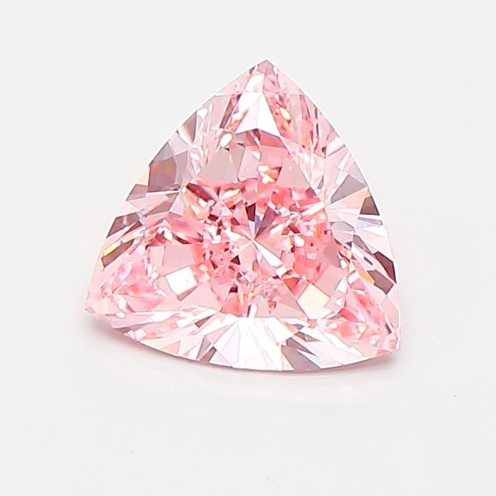 0.8 CT Fancy Vivid Pink TRIANGULAR