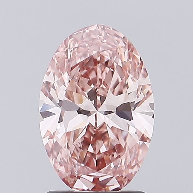 1.56 CT Fancy Intense Pink OVAL