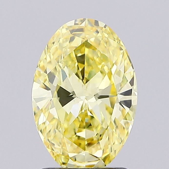 1.58 CT Fancy Intense Yellow OVAL