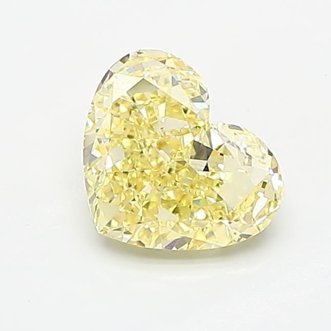 1.03 CT Fancy Yellow HEART