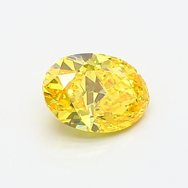 0.68 CT Fancy Vivid Yellow OVAL