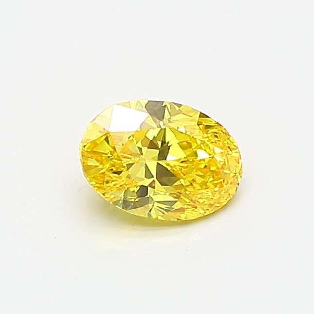 0.49 CT Fancy Vivid Yellow OVAL