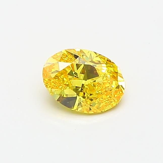 0.45 CT Fancy Vivid Yellow OVAL
