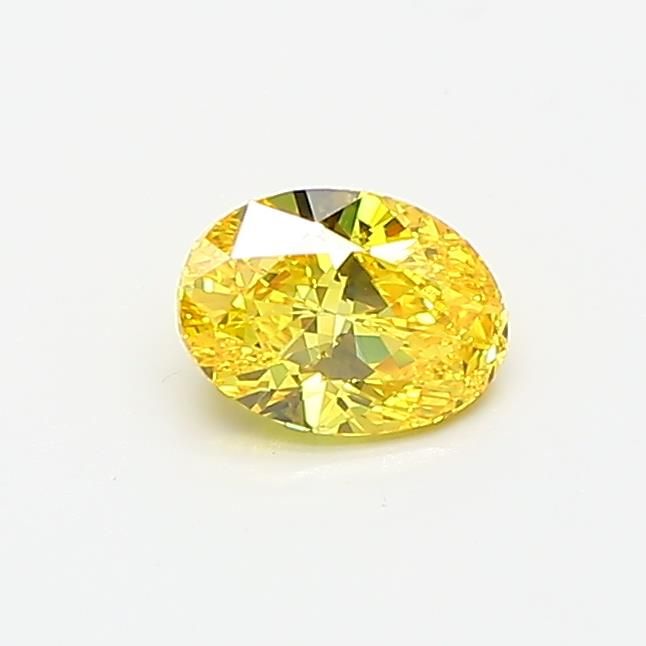0.44 CT Fancy Vivid Yellow OVAL