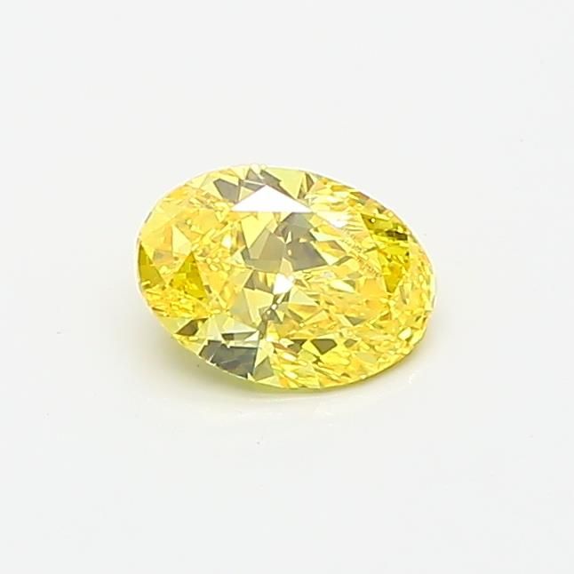 0.43 CT Fancy Vivid Yellow OVAL