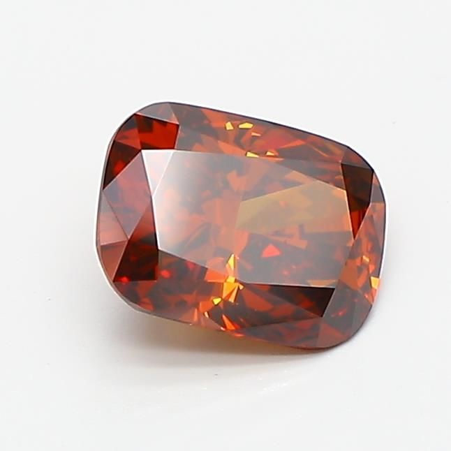 0.99 CT Fancy Deep Orange CUSHION MODIFIED