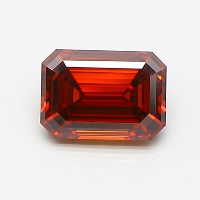 0.98 CT Fancy Deep Orange EMERALD