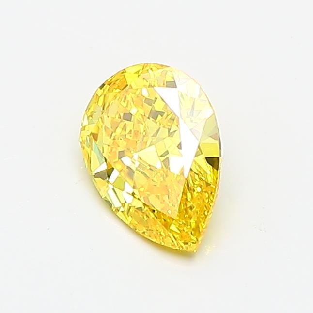 0.62 CT Fancy Vivid Yellow PEAR