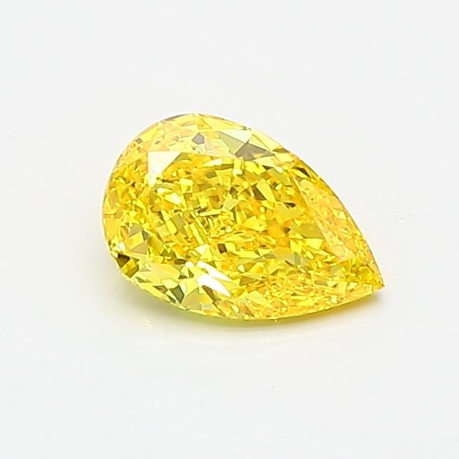 0.56 CT Fancy Vivid Yellow PEAR