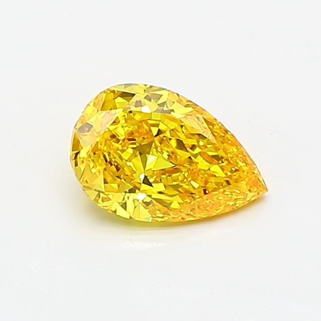 0.56 CT Fancy Vivid Yellow PEAR
