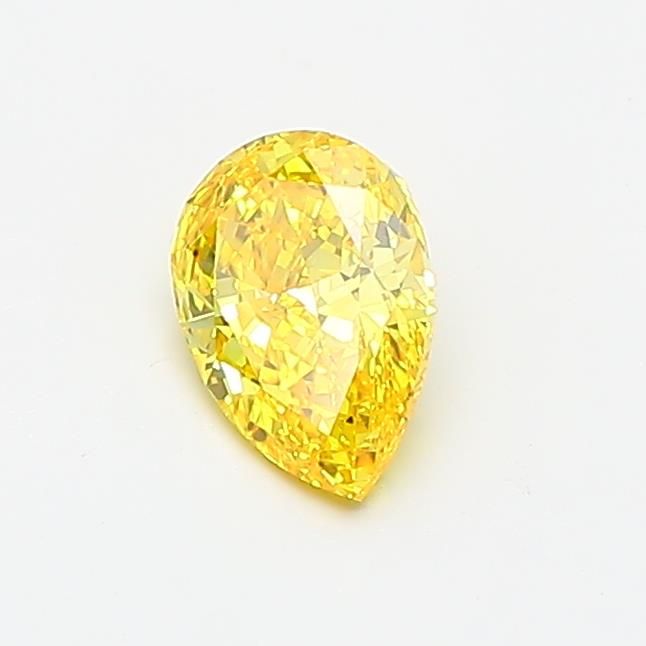 0.54 CT Fancy Vivid Yellow PEAR