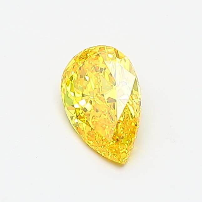 0.51 CT Fancy Vivid Yellow PEAR