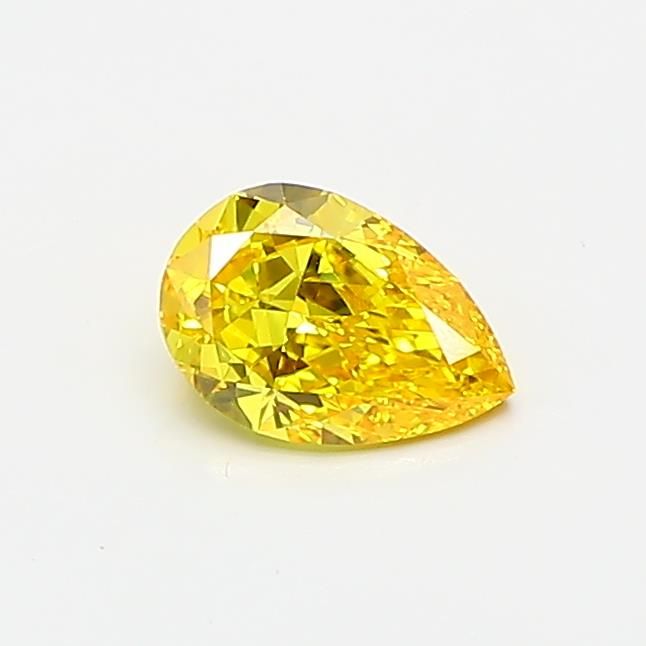 0.44 CT Fancy Vivid Yellow PEAR