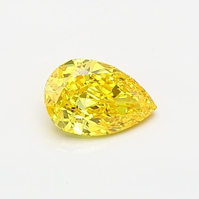 0.42 CT Fancy Vivid Yellow PEAR