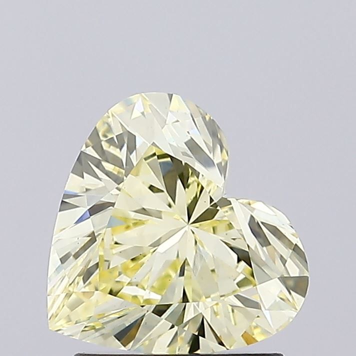 1.36 CT Fancy Yellow HEART