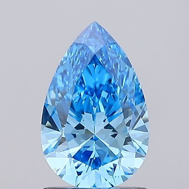 1.04 CT Fancy Vivid Blue PEAR