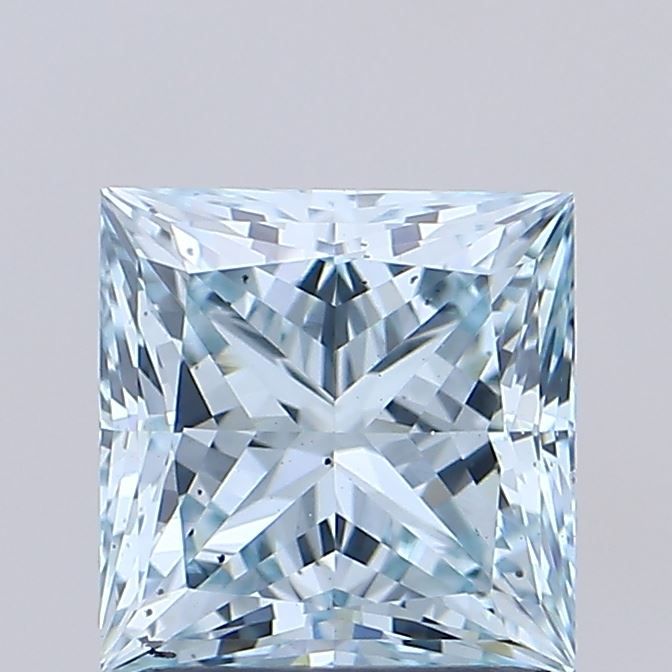 1.58 CT Fancy Intense Blue PRINCESS