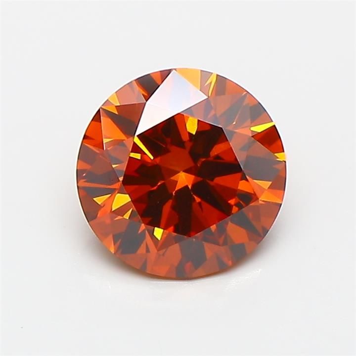 1.19 CT Fancy Vivid Orange ROUND