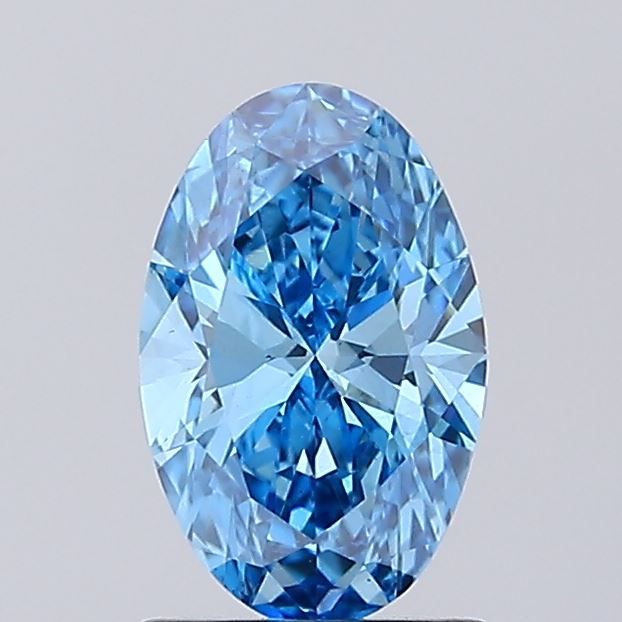 1.01 CT Fancy Vivid Blue OVAL