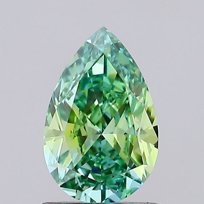 1.03 CT Fancy Intense Green PEAR