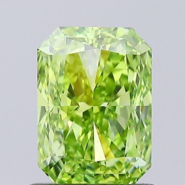 0.99 CT Fancy Vivid Green RADIANT
