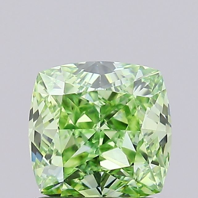 1.14 CT Fancy Intense Green CUSHION MODIFIED