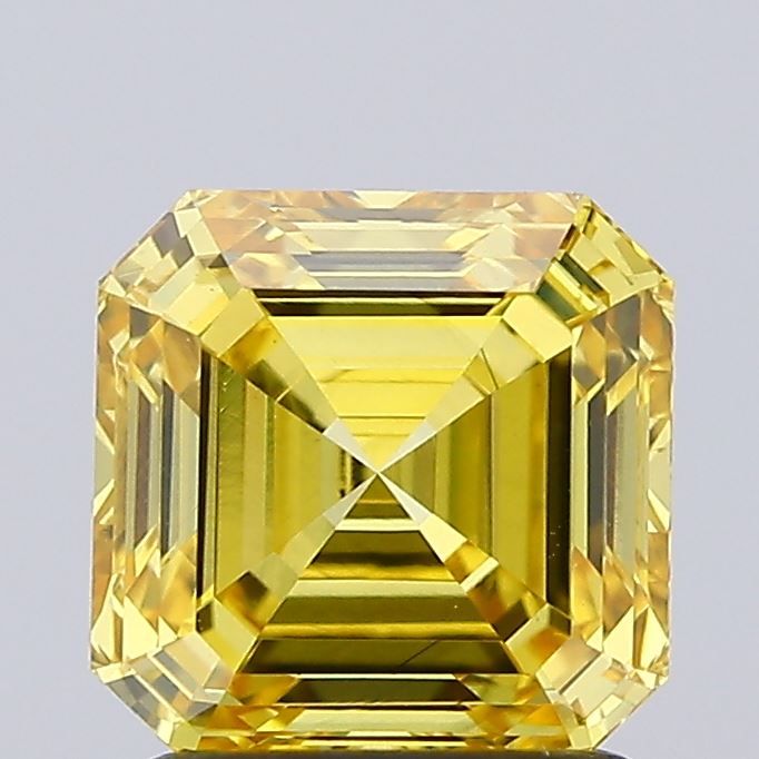 1.56 ct lab-grown Asscher Diamond