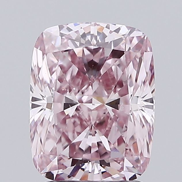 2.02 CT Fancy Intense Pink CUSHION MODIFIED
