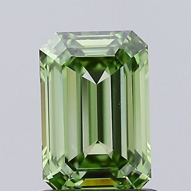 1.08 CT Fancy Vivid Green EMERALD