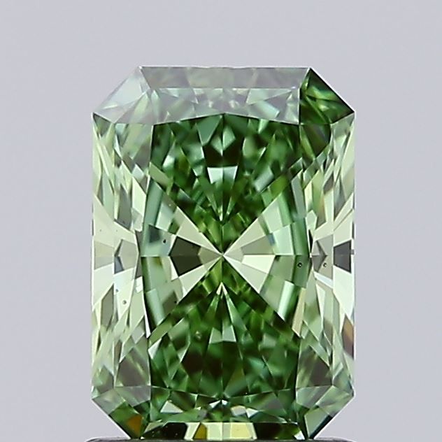 1.05 CT Fancy Vivid Green RADIANT