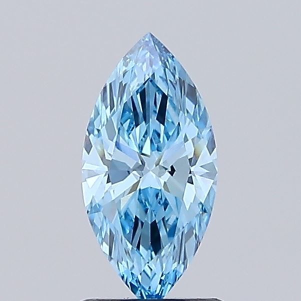 1.09 CT Fancy Vivid Blue MARQUISE
