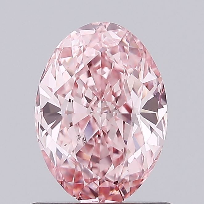 0.98 CT Fancy Vivid Pink OVAL