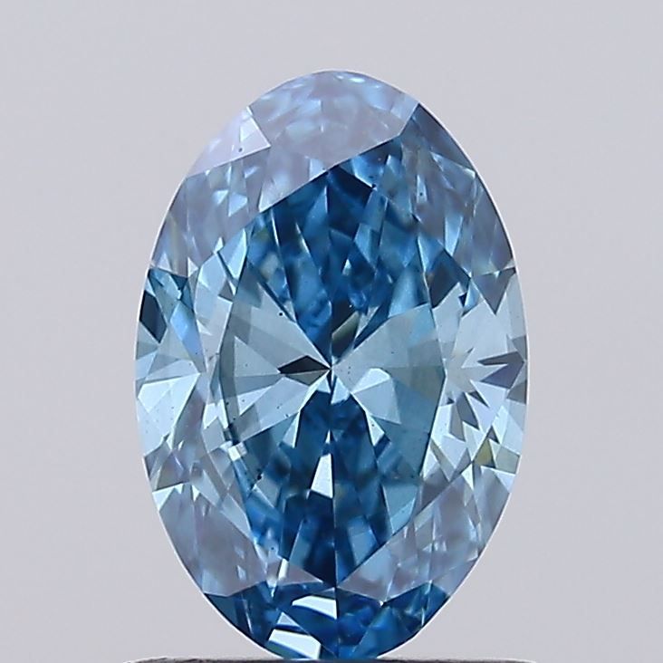 1.0 CT Fancy Vivid Blue OVAL