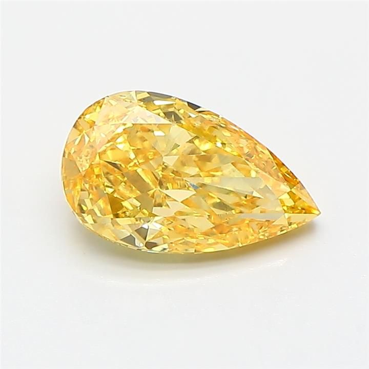 1.21 CT Fancy Vivid Yellow PEAR